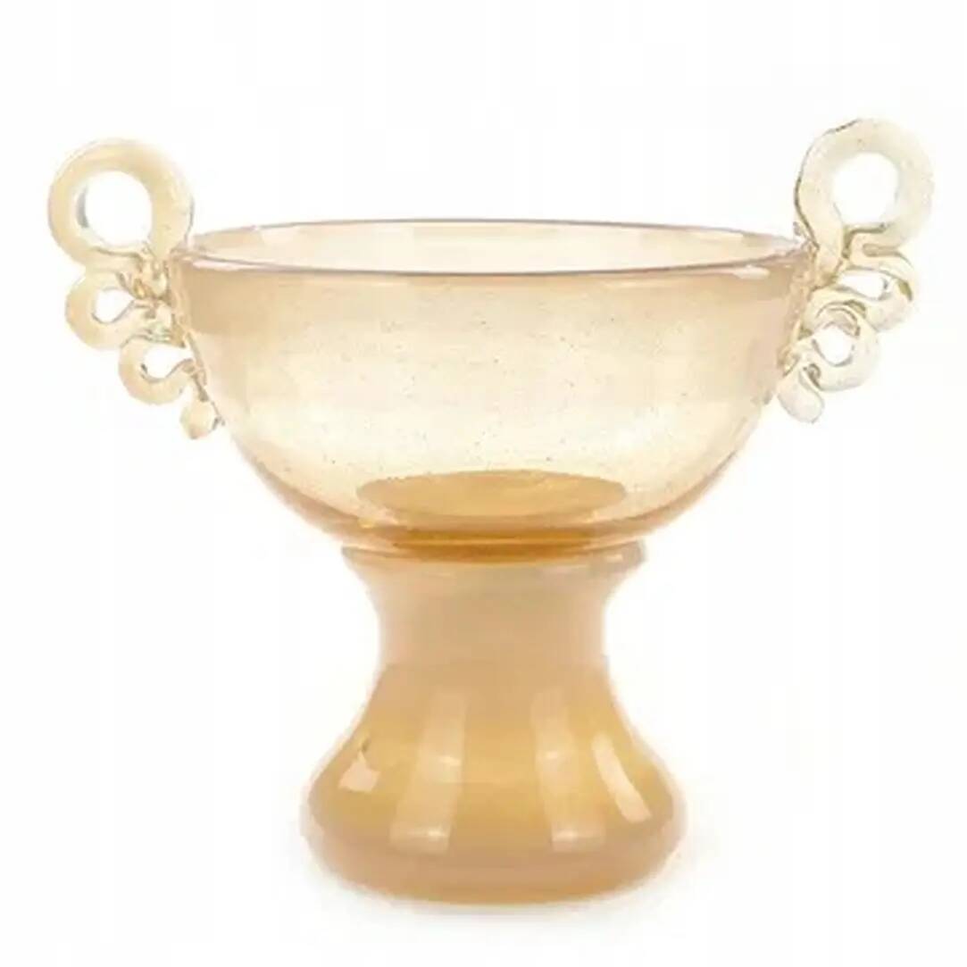 Modernism vase, glass, designed by J. Słuczan-Orkusz, Poland, 1970s