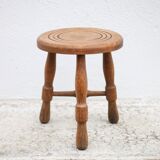 Vintage stool, wooden stool, side stool, plant holder