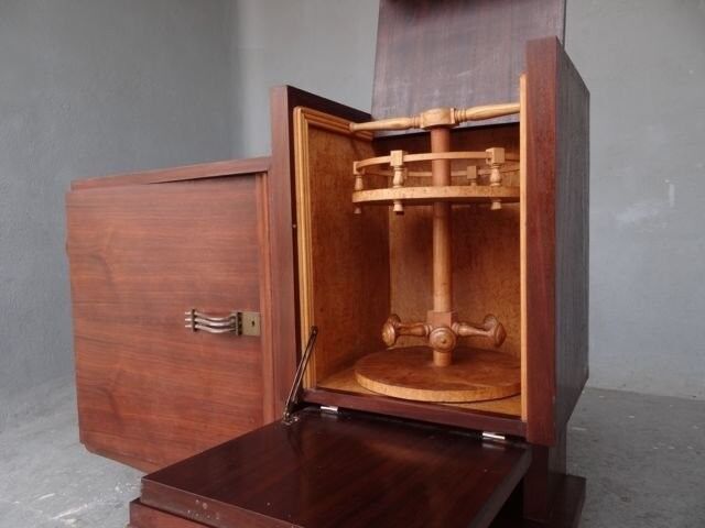 Bar service 1930 rosewood plate