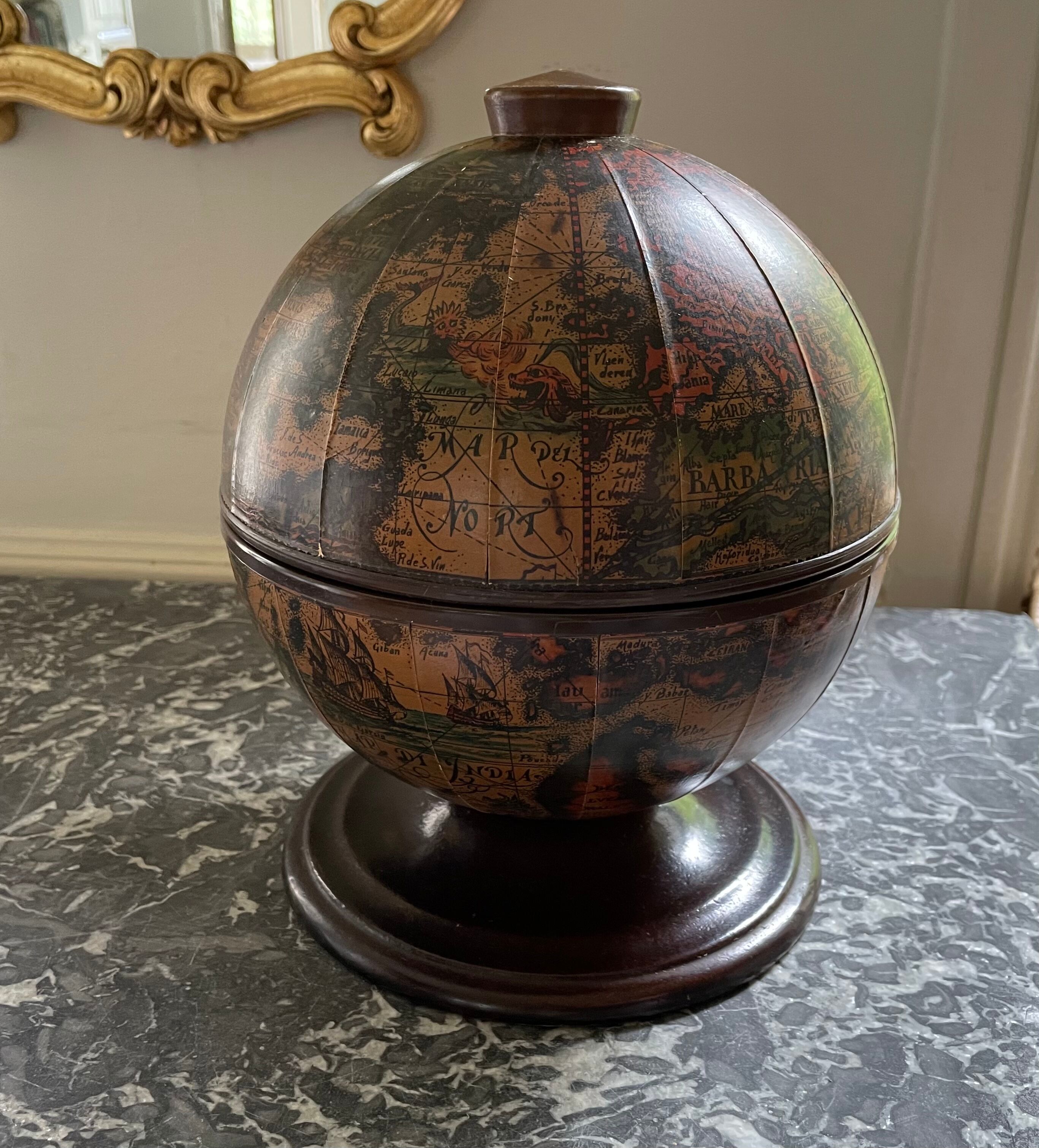 1960's world-globe ice bucket