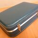 Blue vintage flight attendant suitcase, 60s - 70s
