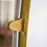 Miroir en laiton, Italie milieu XXème
