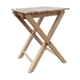 Vintage wooden folding stool