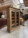 Showcase in oak from the late 19th century.