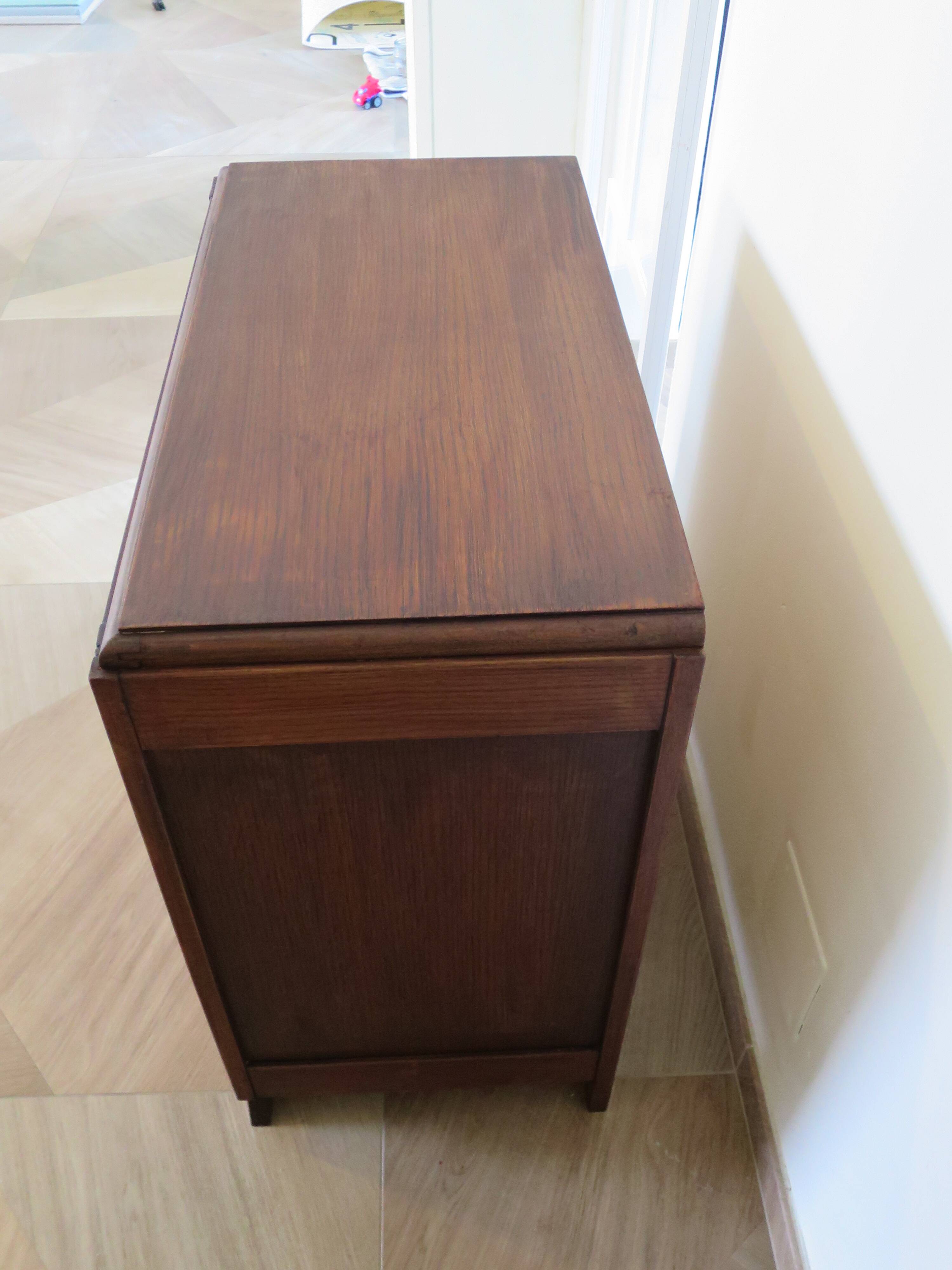 Art Deco chest of drawers - 1950s - mustache-style legs - vintage