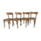 4 vintage bistro chairs 60s