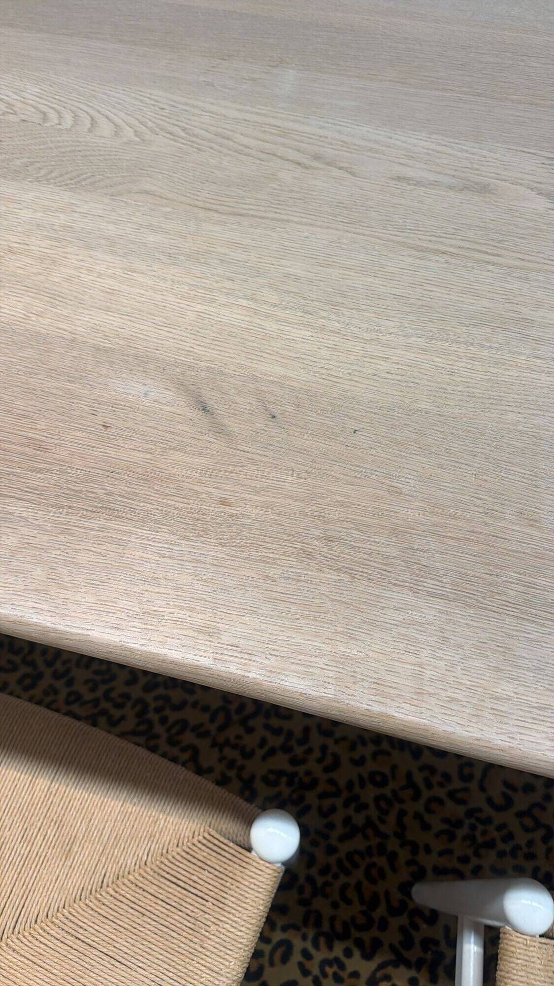 Large Hans J Wegner ‘CH327’ dining table in oak and soap for Carl Hansen & Son Denmark 1960’s