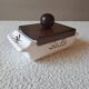 Vintage butter dish from the 1980s.