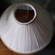 Vintage lamp from the 1940s with its pleated shade.