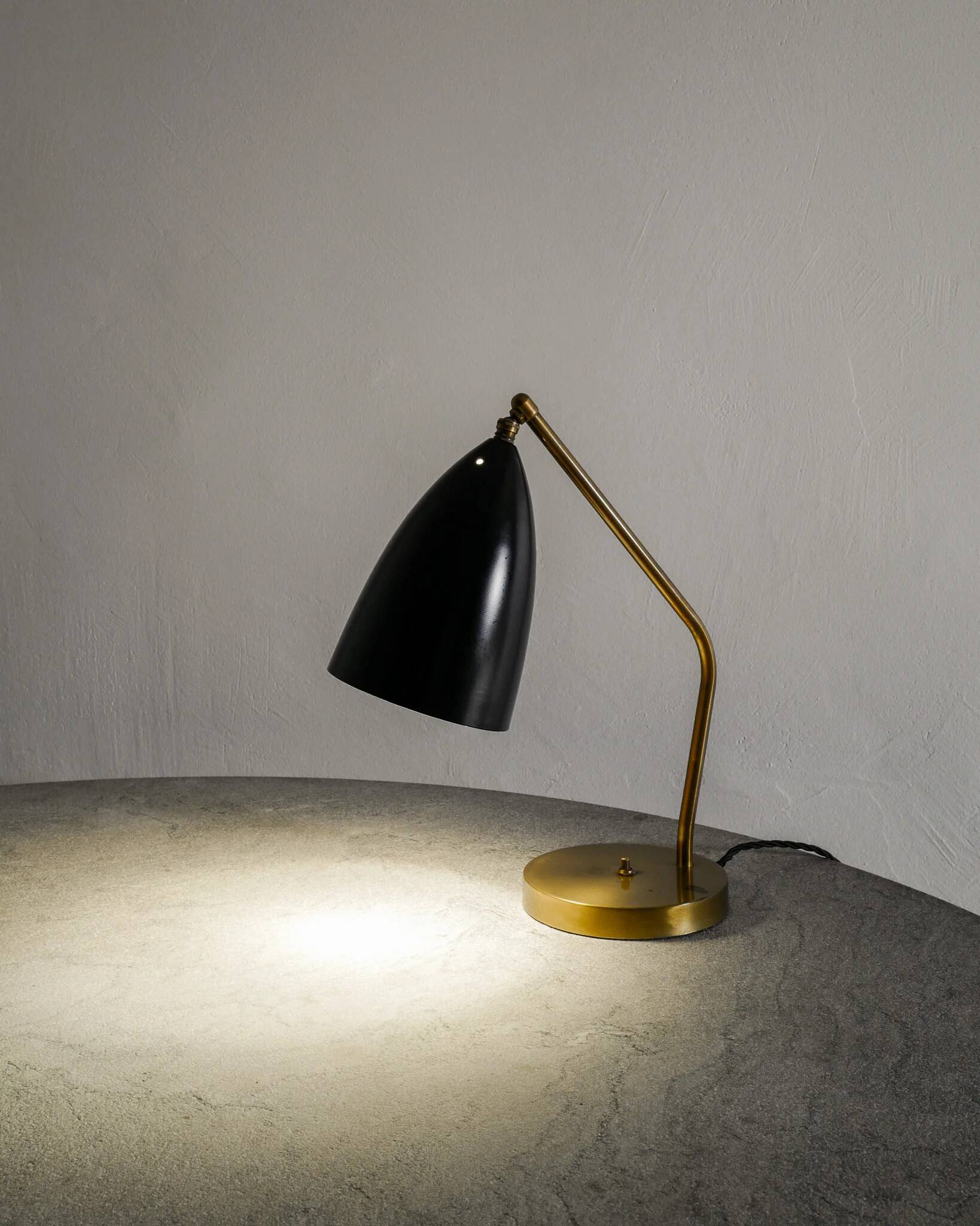 Vintage Mid Century Desk Table Lamp by Greta Magnusson-Grossman, 1950s