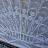 Headboard rattan "peacock".