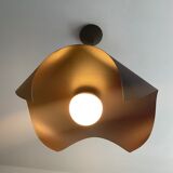 Folded metal design pendant lamp