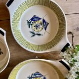 Set of 3 vintage serving dishes from the Flamingo series by Stavangerflint