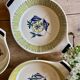 Set of 3 vintage serving dishes from the Flamingo series by Stavangerflint