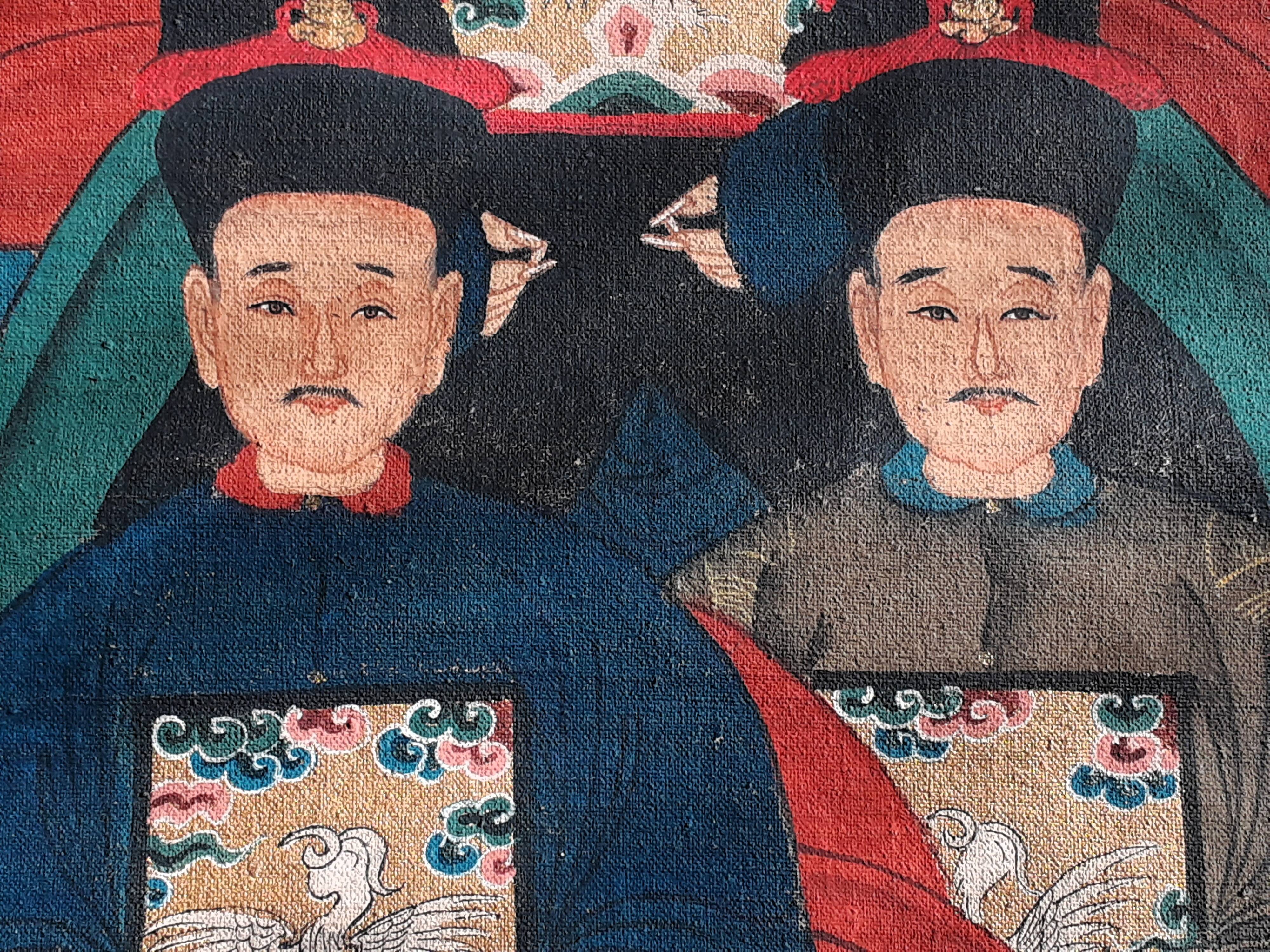 Painting, portrait of Chinese ancestors
