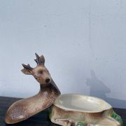 Cerf boîte céramique