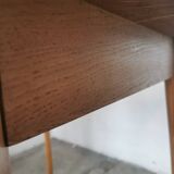 Square dining table, wood and formica, 1960s