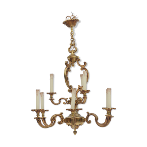 Lustre en bronze doré