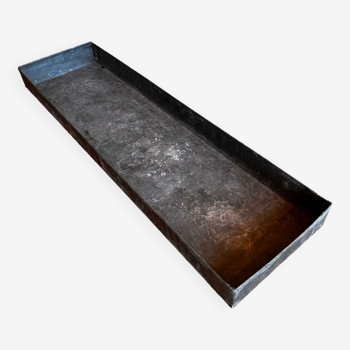 Planter - large rectangular zinc tray