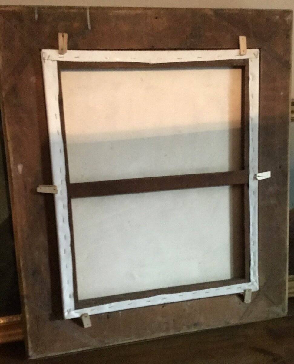 Portrait primitif d'une femme et d'un enfant