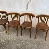 Set of 4 artex bistro chairs