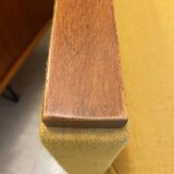 Fauteuil vintage jaune moutarde, 1950