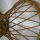 diabolo rattan coffee table from the 50s