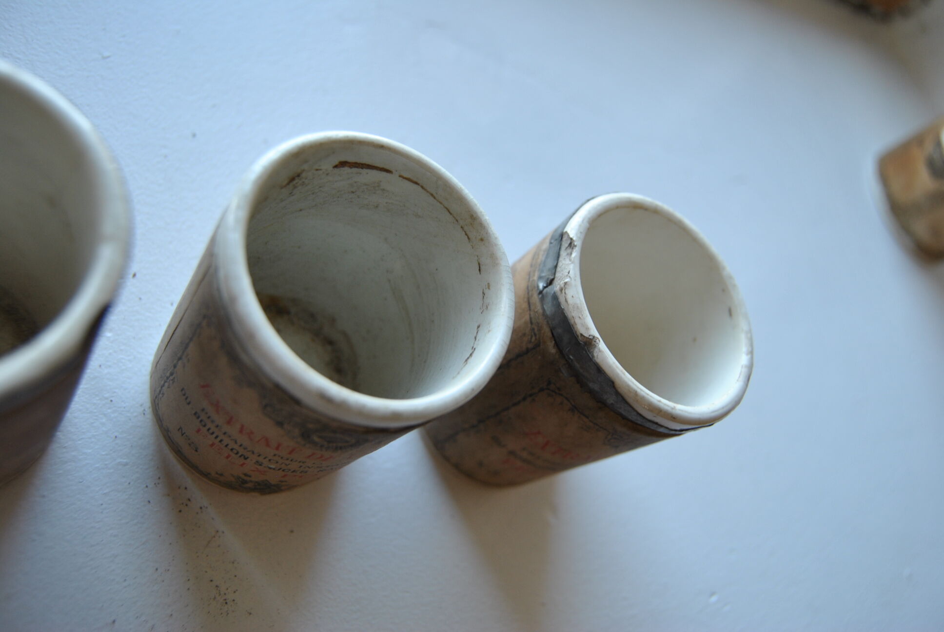 Lot of ceramic pots Felix Potin