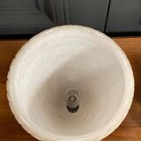 Mid-20th century alabaster lamp on shower stand