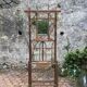 Old wooden entrance coat rack
