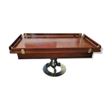 Marine bass table in solid mahogany