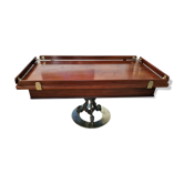 Marine bass table in solid mahogany