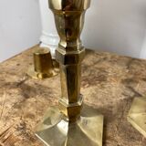 Pair of brass candlesticks