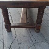 Large oak farmhouse table