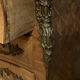 Convenient tomb Louis XV in precious wood marquetry around 1880