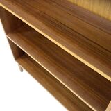 Vintage large teak bookcase Danish design from the 60s
