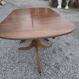Regency style mahogany dining table with 2 extensions