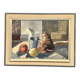 Huile sur panneau – « Nature morte » attribuée à Åke Wilhelm Andersson – 1962