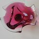 Empty pocket Murano design, blown Art glass, pink tones