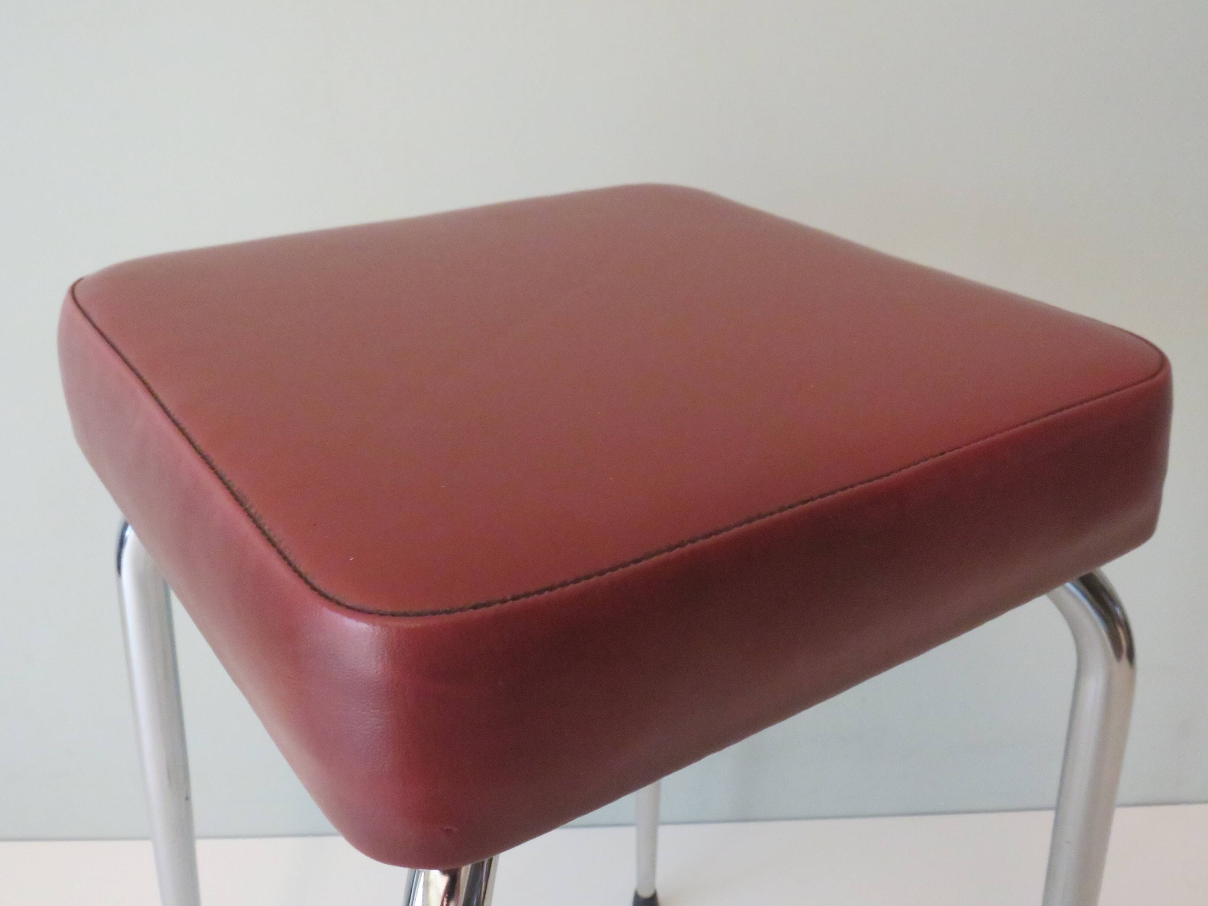 Vintage stool, Poelux Belgium 1960