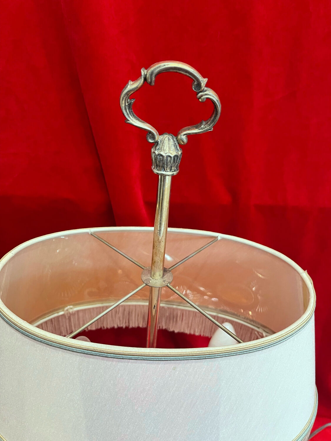 Louis XVI style hot water bottle lamp