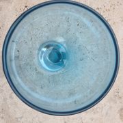vase en verre bleu Design