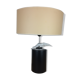 Lampe au lévrier, maison Le Dauphin, verre et céramique