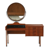 Dressing table - round mirror - 60s