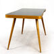 Coffee Table with Black Glass Top by Jiří Jiroutek for Cesky Nabytek, 1960s