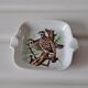 Porcelain ashtray cup with birds