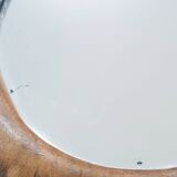 Hand carved wooden pear mirror
