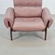 Vintage Teak Leather Armchair from Coja, Netherlands, 1960s