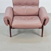 Vintage Teak Leather Armchair from Coja, Netherlands, 1960s