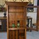 Solid oak doctor's cabinet, 1900s